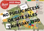 HB A&P Show map 2025 - POSTPONED image